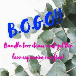 All Items Buy One Get One Free Until 11/1